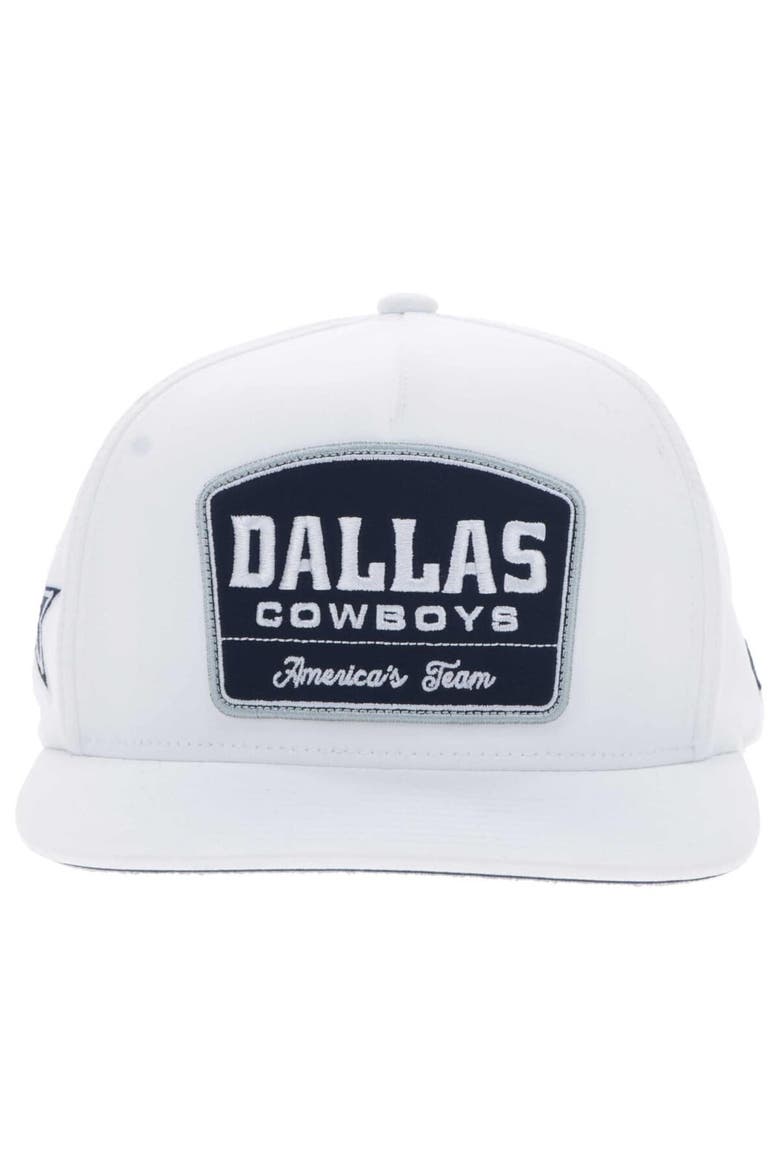 Men's HOOey White Dallas Cowboys America's Team Adjustable Hat, Alternate, color, White