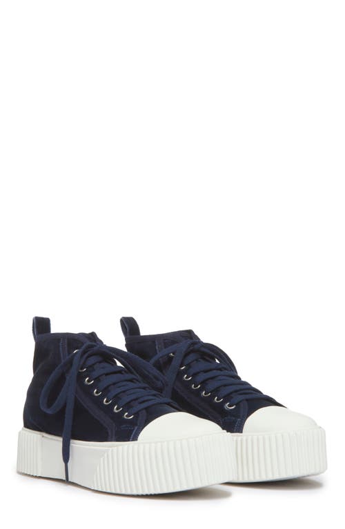 Andrea Gomez Olivia High Top Sneakers In Blue