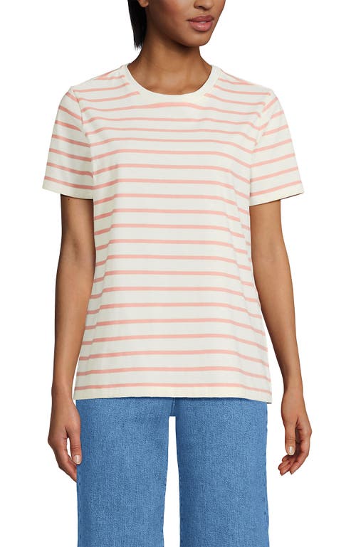 Lands' End Relaxed Supima Cotton Crew Neck T-shirt