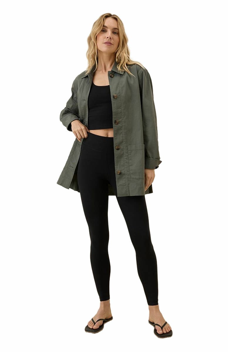 Pact Organic Cotton On the Go-To Legging, Main, color, Black