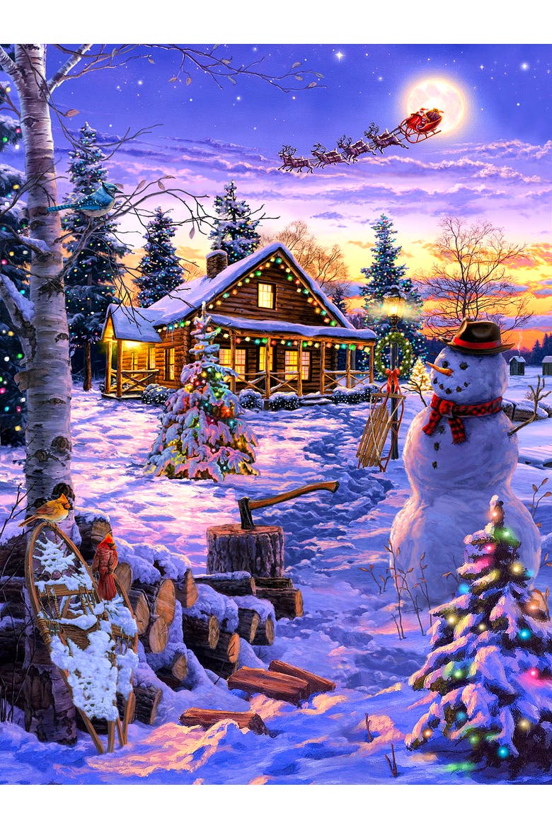 Winter Activity 1000 piece Jigsaw Puzzle for Adults, Alternate, color, Multicolor