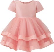Tulleen Satin Bow Dress