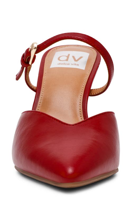 Dolce Vita Dv By Elle Ganza Mule Pump In Red