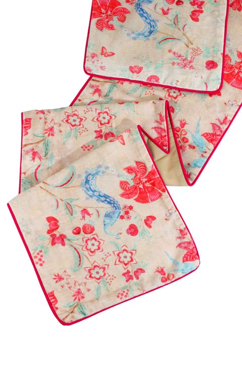 Print Velvet Table Runner