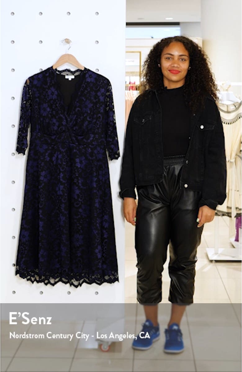 Mon Cheri Lace Cocktail Dress, sales video thumbnail