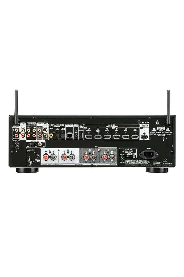 DRA-900H 2.1 Channel 8K Stereo AV Receiver with HEOS Built-In, Alternate, color, Black