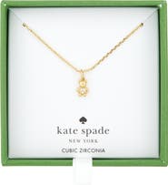Kate Spade New York mini bear pendant necklace
