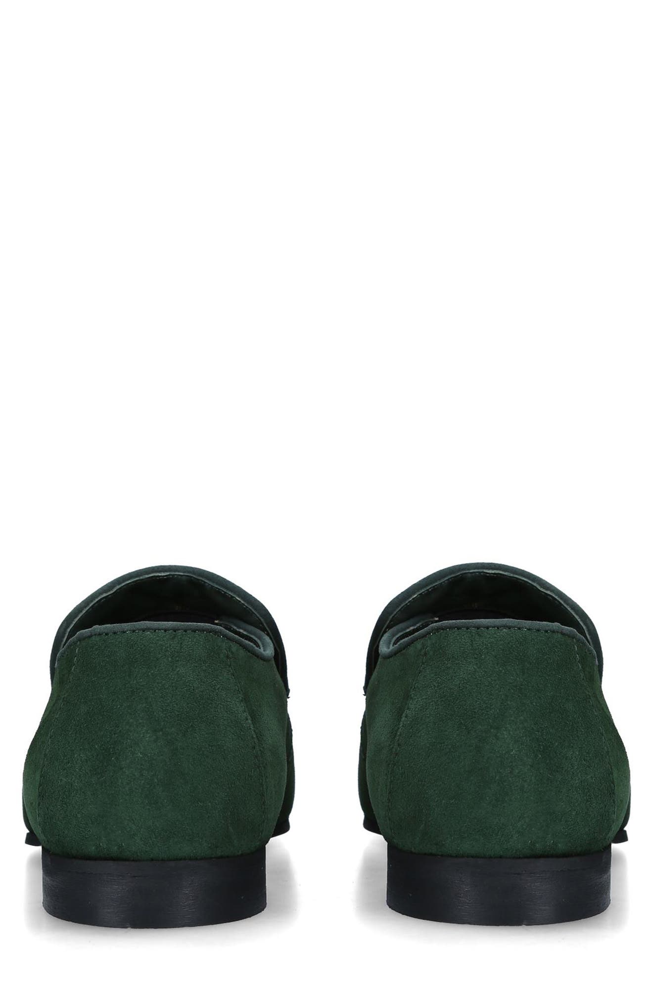 Hugh Eagle Drench Smoking Slipper, Alternate, color, GREEN