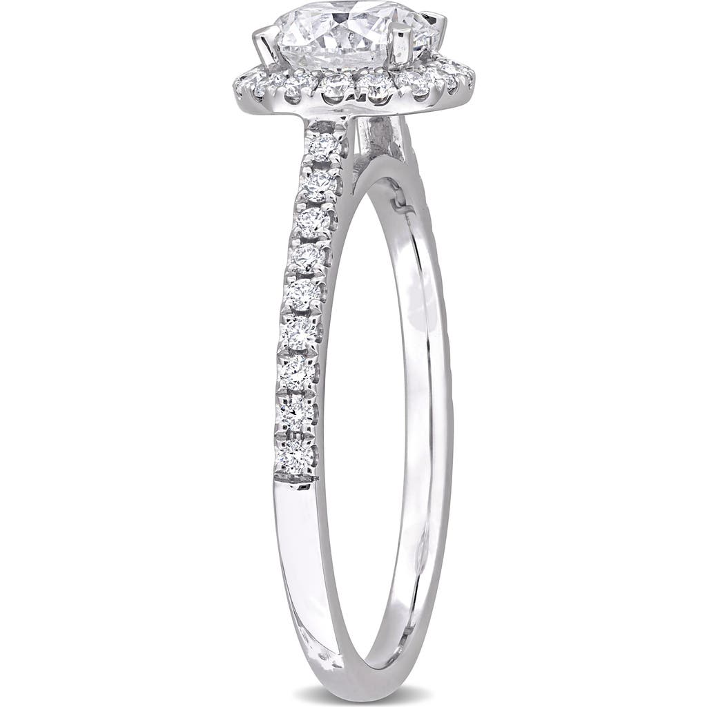 Julianna B. 1-1/3 CTW Lab-Grown Diamond Halo Ring 14k in White Gold  product
