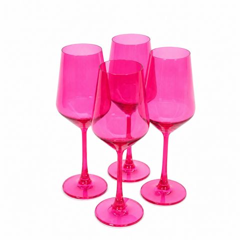 Stemmed Wine Glass - Set of 4