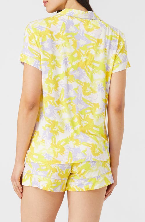 Alivia Jenna Shorts Pajamas In Painterly Petals