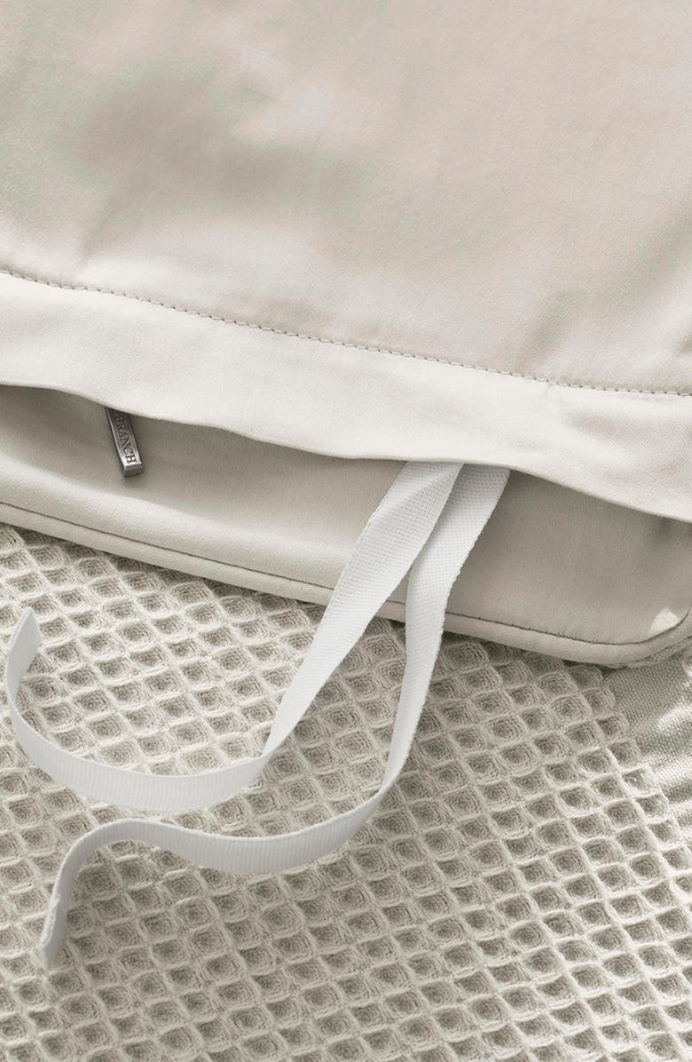 Boll & Branch Waffle Weave Organic Cotton Duvet Cover & Sham Set, Alternate, color, Mist