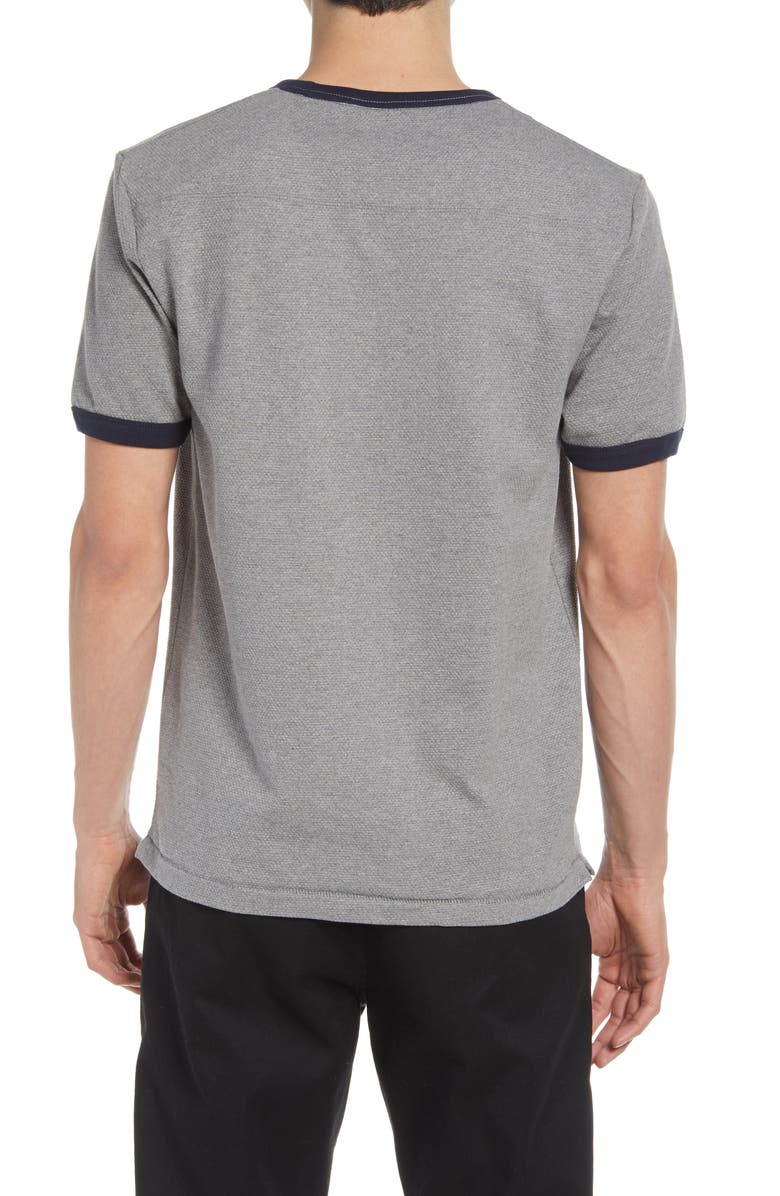 French Connection Men's Ampthill Tipped Crewneck T-Shirt, Alternate, color,