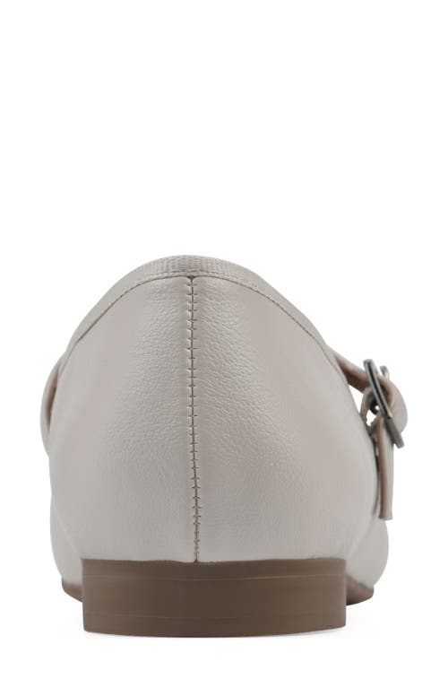 Cliffs By White Mountain Boch Mary Jane Flat In Eggshell Smooth