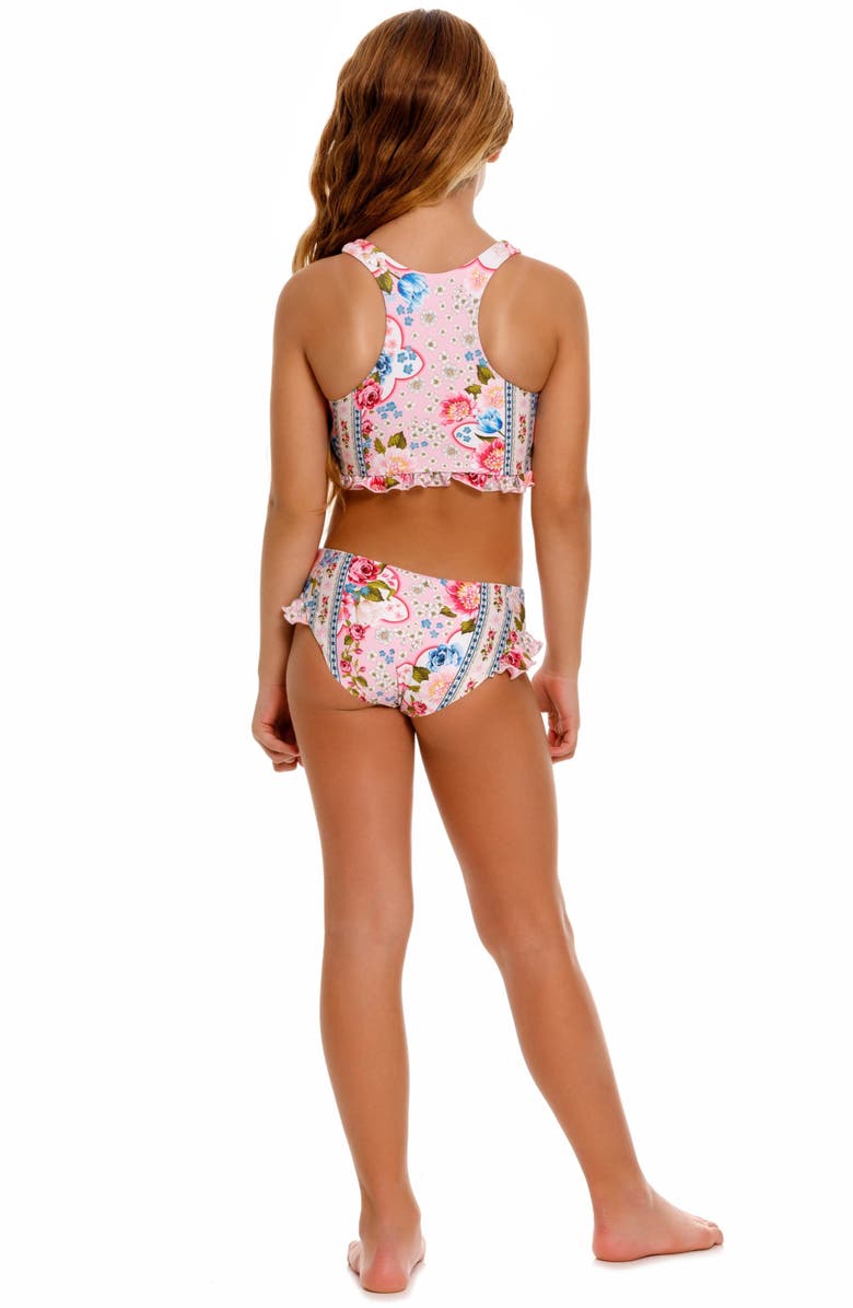 Agua Bendita Kids' Aleida Meraki Two-Piece Swimsuit, Alternate, color, Pink