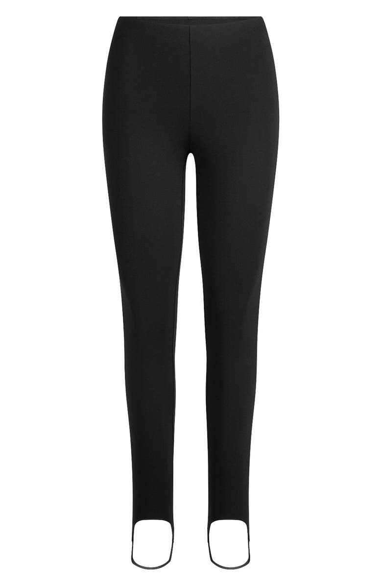 SKIMS High Waist Stirrup Leggings, Alternate, color, Obsidian