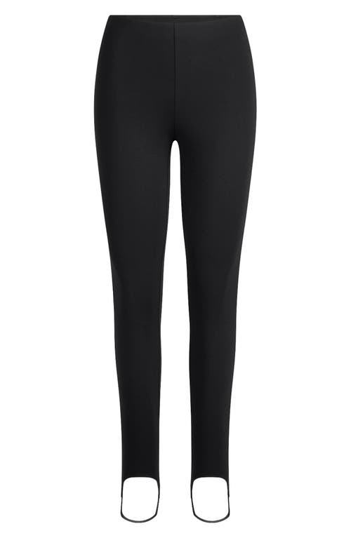 Skims High Waist Stirrup Leggings In Black