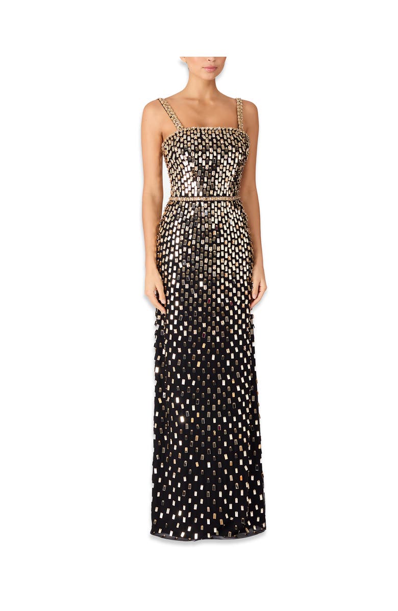 Jenny Packham Juliette Maxi Dress, Alternate, color, Liquorice