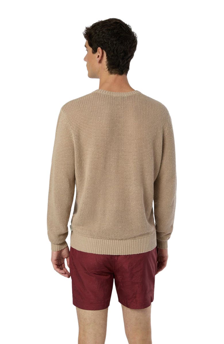 Onia Linen Henley Sweater, Alternate, color, Tan