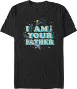 Star Wars: The Empire Strikes Back Men's Star Wars The Empire Strikes Back Cartoon I Am Your Father Graphic T-Shirt