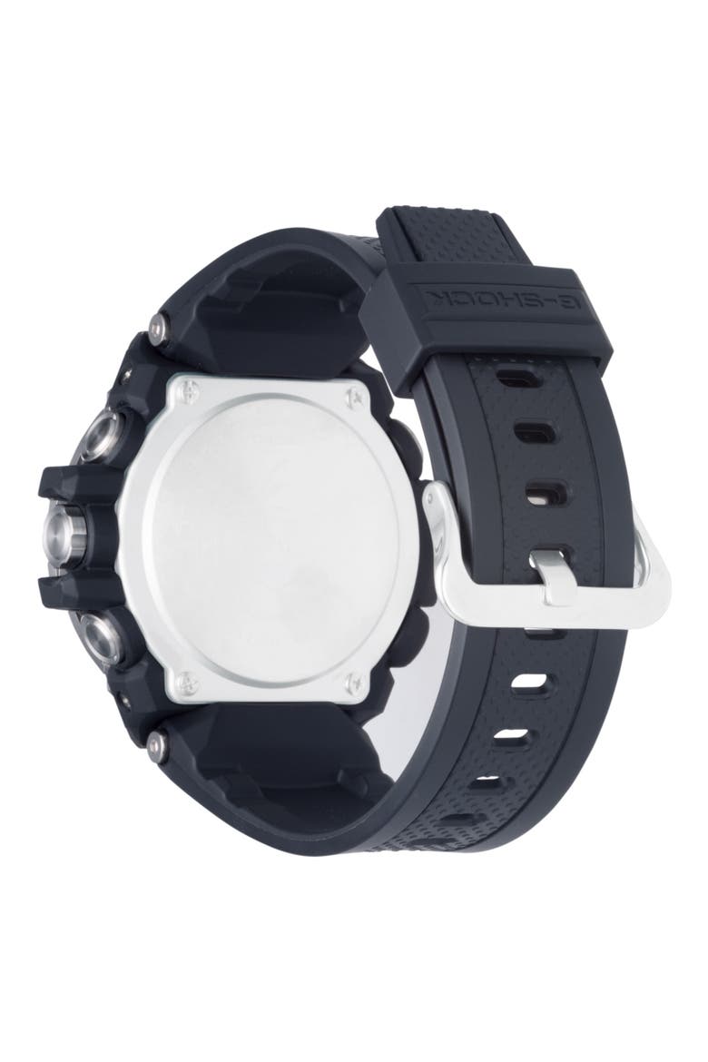 G-Steel Chronograph Watch, 53.8mm, Alternate, color, BLACK/ SILVER