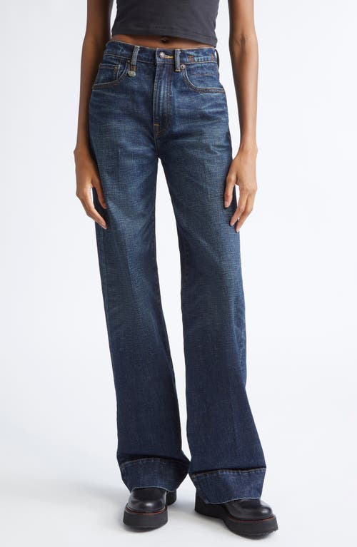 R13 Pauline Jeans Hoyt Blue Stretch In Blue