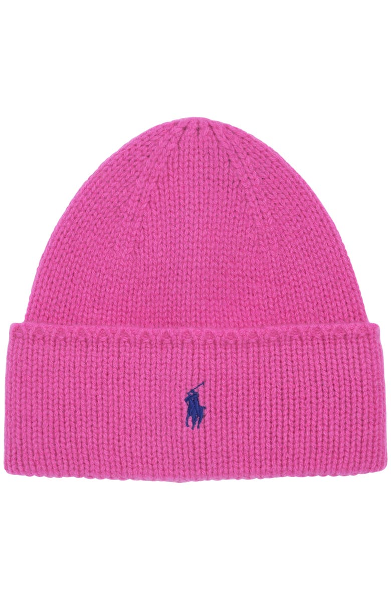 Polo Ralph Lauren Pony Beanie, Main, color, Pink Lace