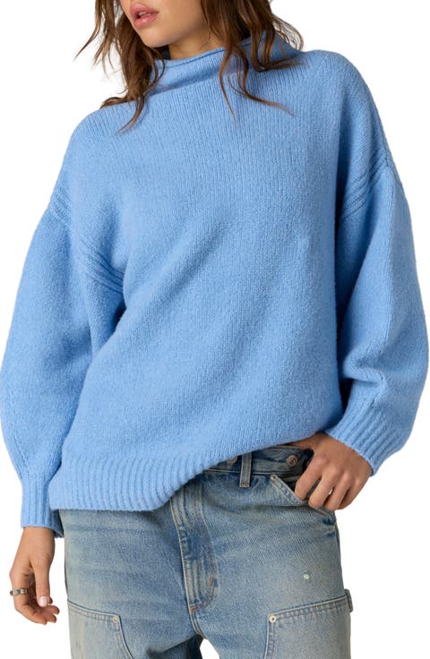Beaumont Mock Neck Tunic Sweater