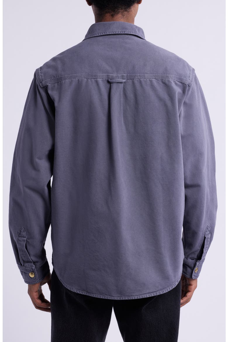 Conro Cotton Canvas Shirt Jacket, Alternate, color, GRAPHITE