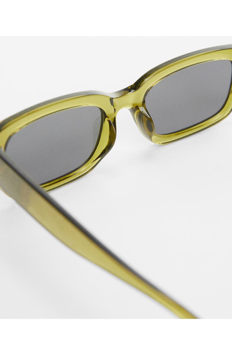 MANGO Rectangular Sunglasses, Alternate, color, 