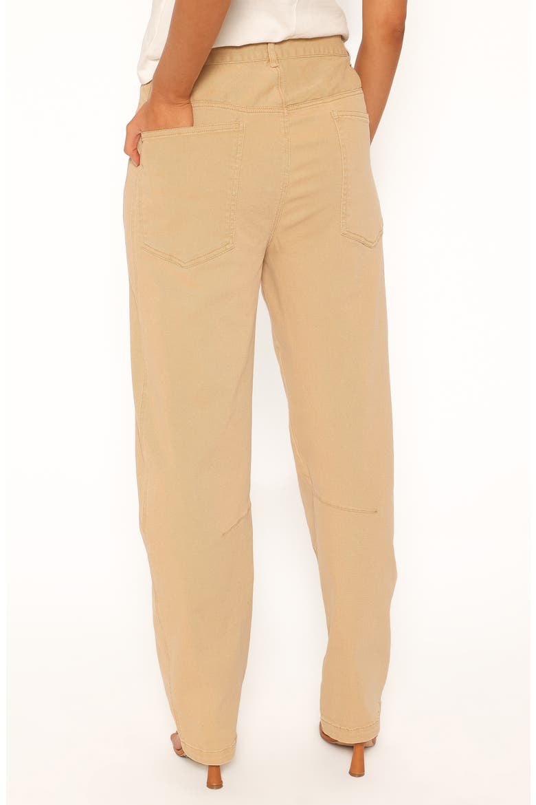 Amity High Waist Barrel Leg Jeans, Alternate, color, MUSHROOM