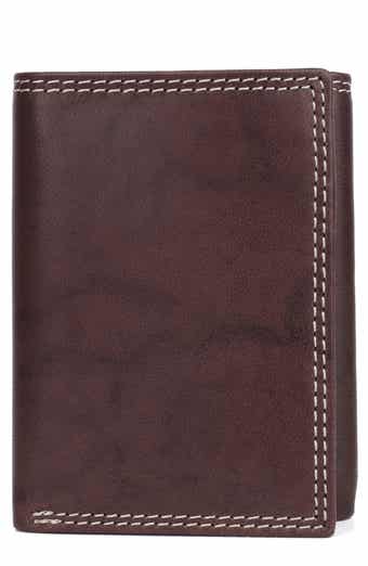 BUXTON RFID Three-Fold Leather Wallet