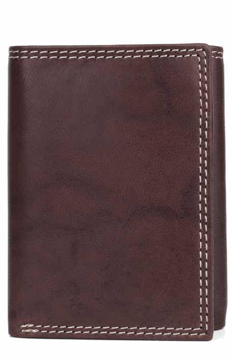 BUXTON RFID Three-Fold Leather Wallet