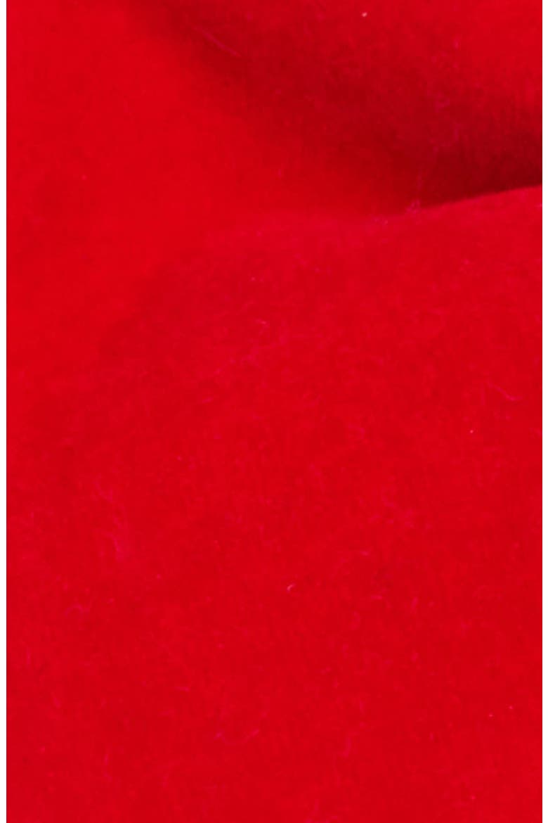 Red Silk Velvet Bow Tie, Alternate, color, RED