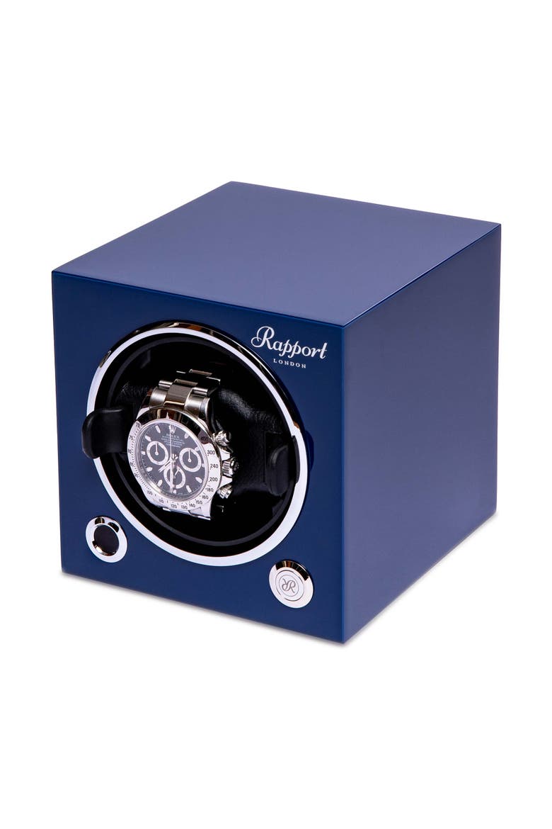EVOLUTION SINGLE WATCH WINDER, Alternate, color, Blue