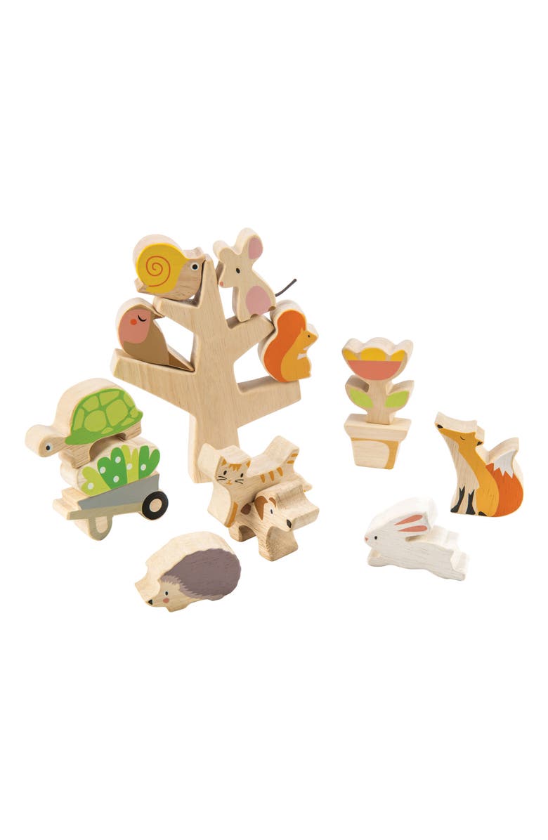 Tender Leaf Toys Stacking Garden Friends Playset, Main, color, Multi