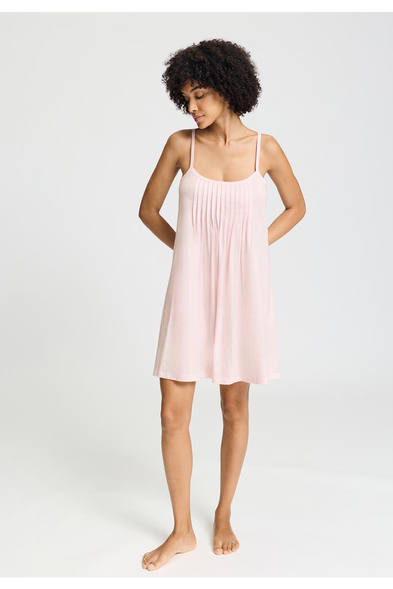 Juliet Pleated Cotton Babydoll, Alternate, color, Rose Bath