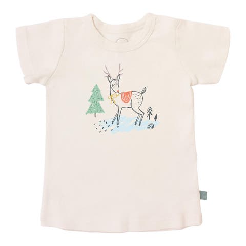 Organic Graphic Tee | Christmas Deer (toddler)