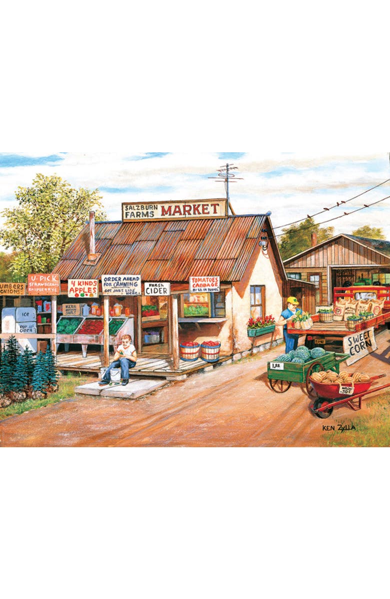 Sunsout Salzburn Market 300 piece Jigsaw Puzzle for Adults, Main, color, Multicolor