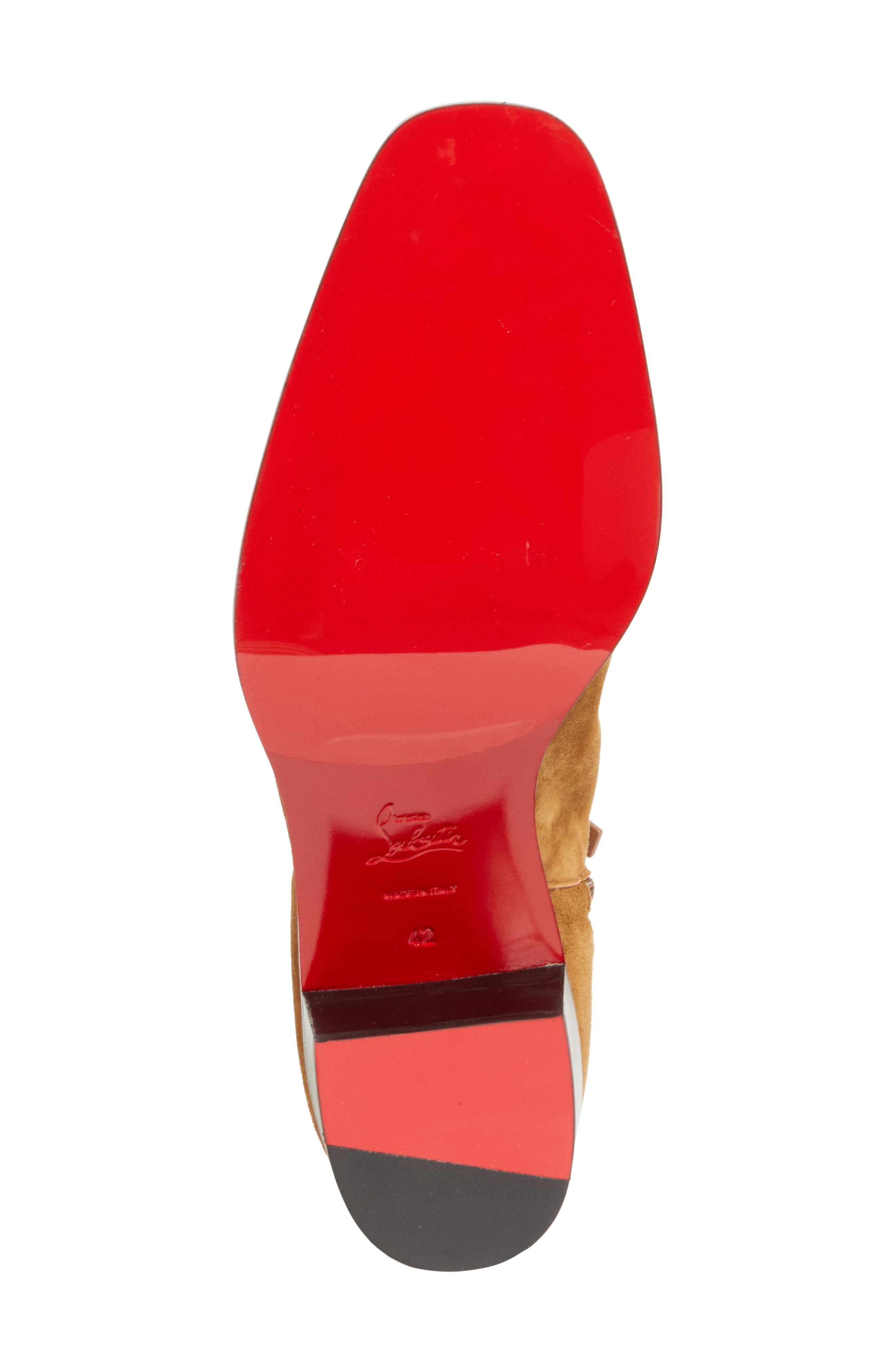 Christian Louboutin Ziggissimo Forever Ankle Boot, Alternate, color, Rhea