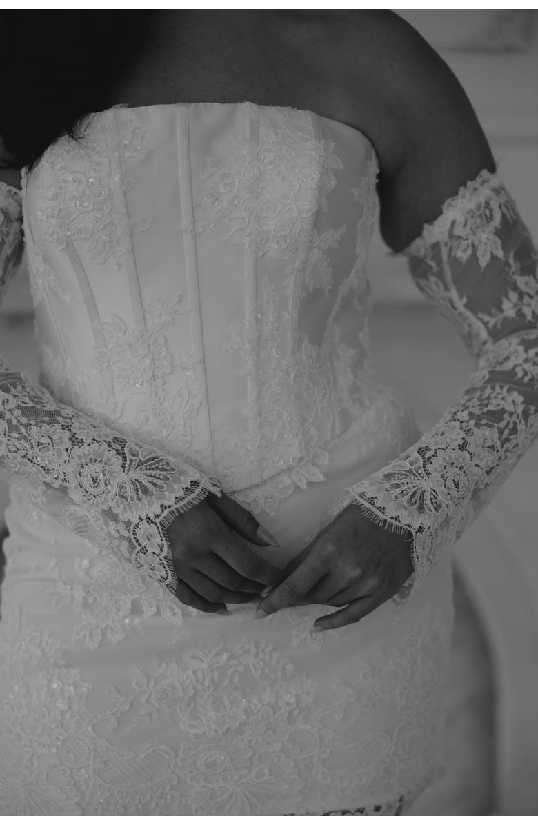 Untamed Petals Esme Mini Dress, Alternate, color, Ivory