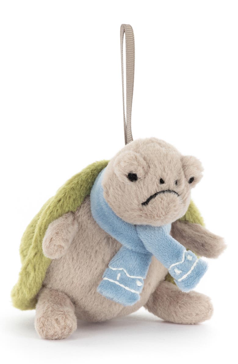Jellycat Timmy Turtle Plush Ornament, Alternate, color, Multi
