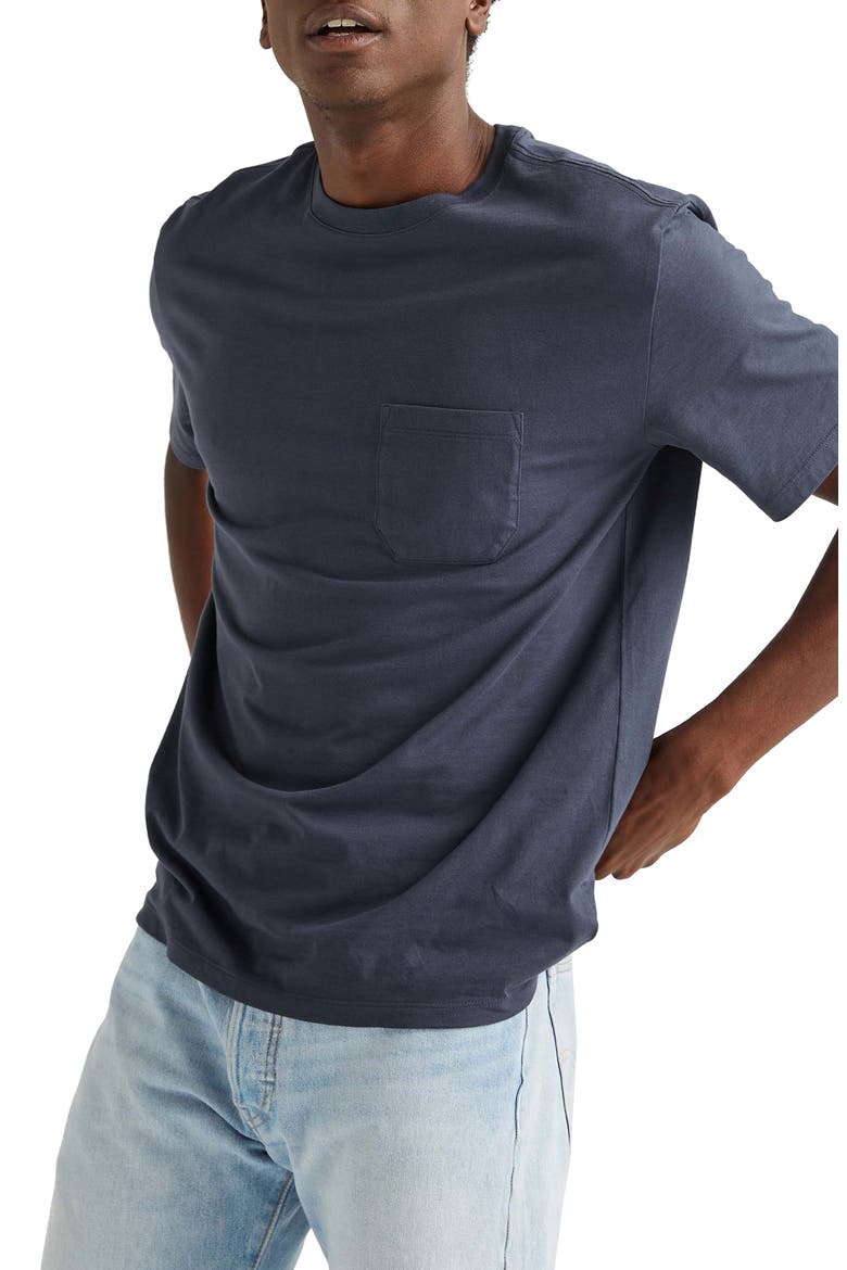 Pocket Sleep T-Shirt, Main, color, BLUE NIGHTS