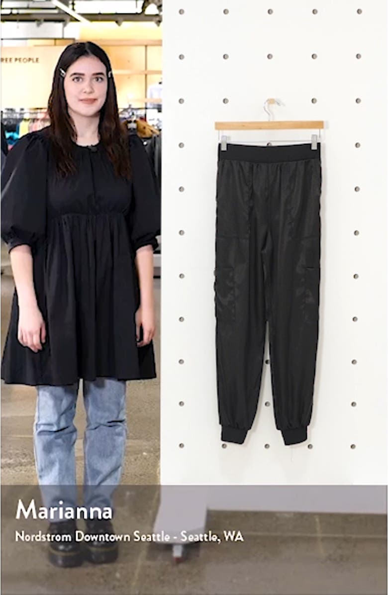 Satin Cargo Joggers, sales video thumbnail