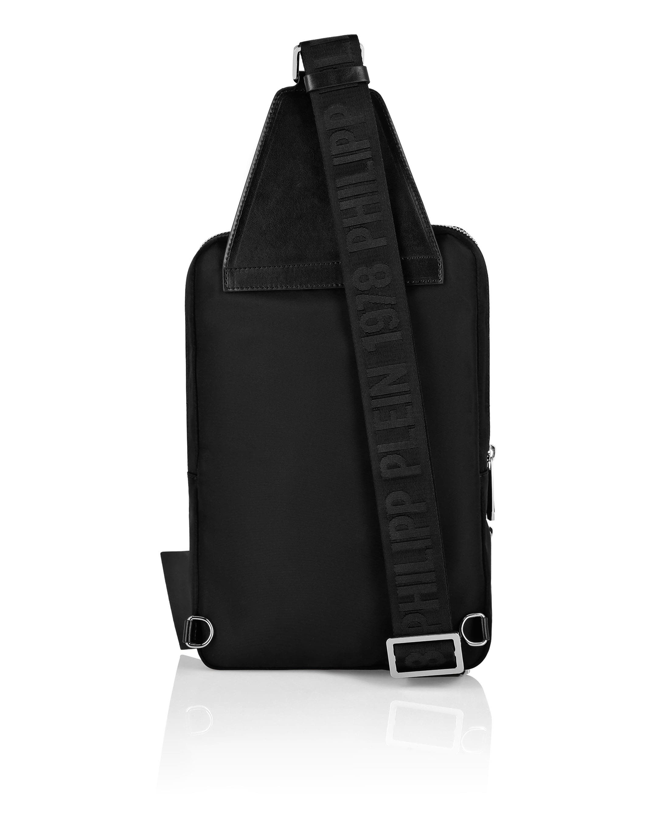 Cross Body Hexagon Men, Alternate, color, black
