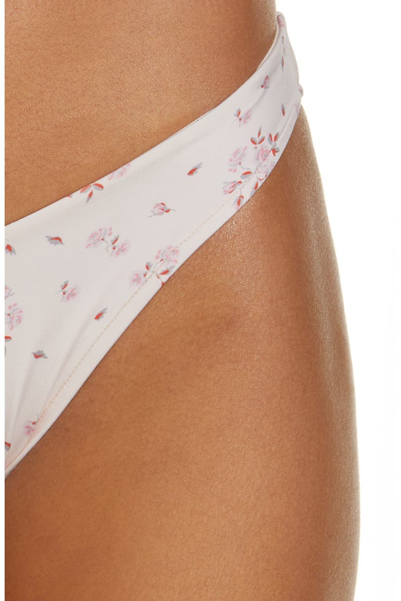 Enzo Floral Bikini Bottoms, Alternate, color, SWEET ROSE