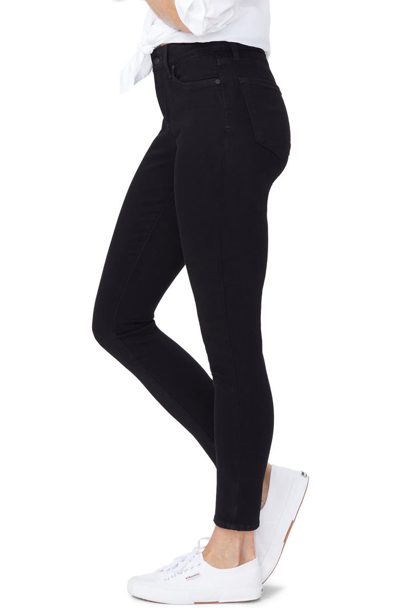 NYDJ Ami Stretch Super Skinny Jeans, Alternate, color, Black