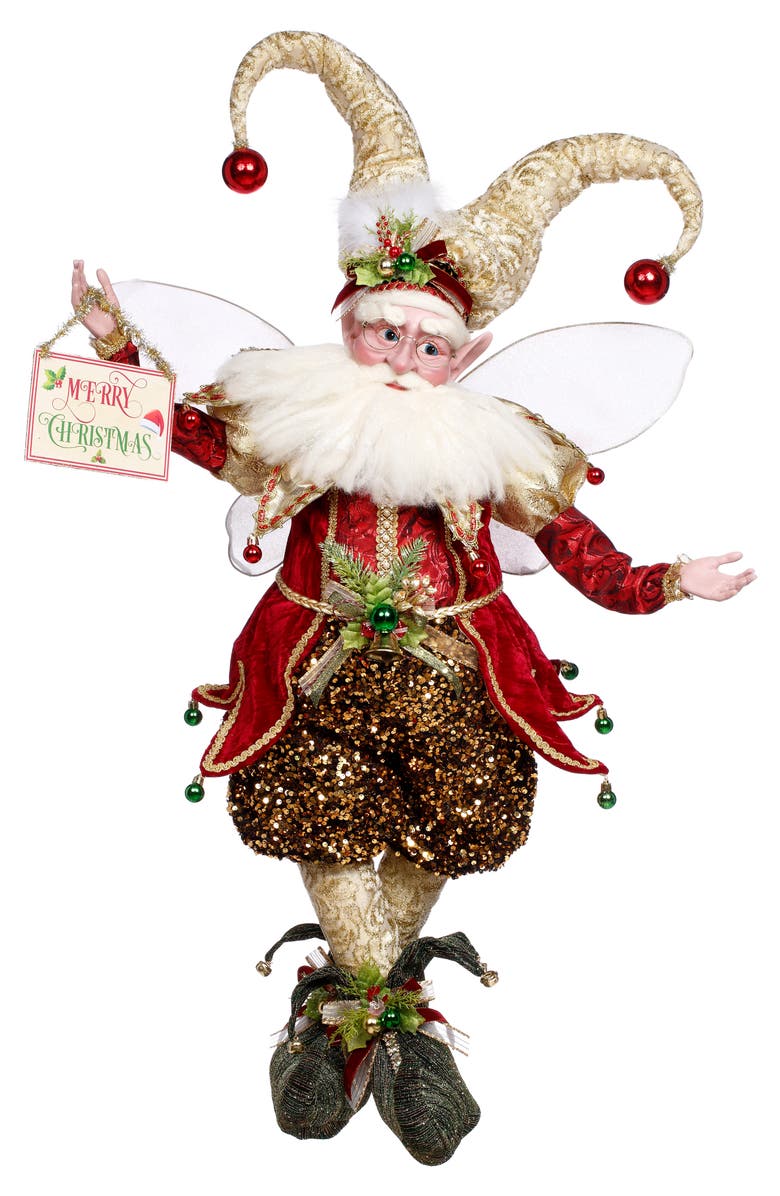 Mark Roberts Merry Christmas Fairy, Main, color, Red
