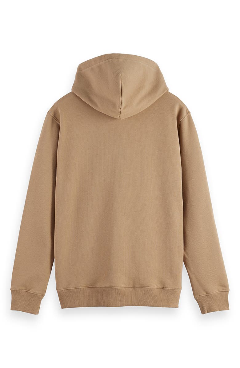 Scotch & Soda Full Zip Hoodie, Alternate, color, Tannin