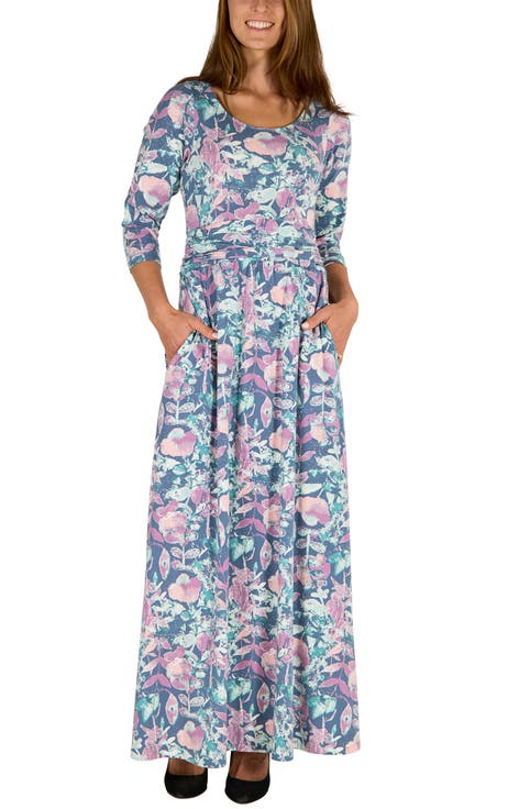 Scoop Neck Maxi Dress